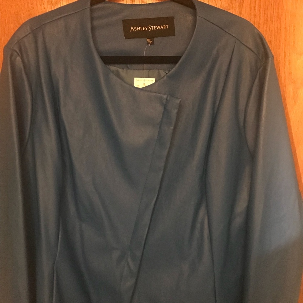 Faux leather jacket